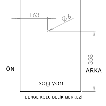 Denge Kolu Delik Merkezi